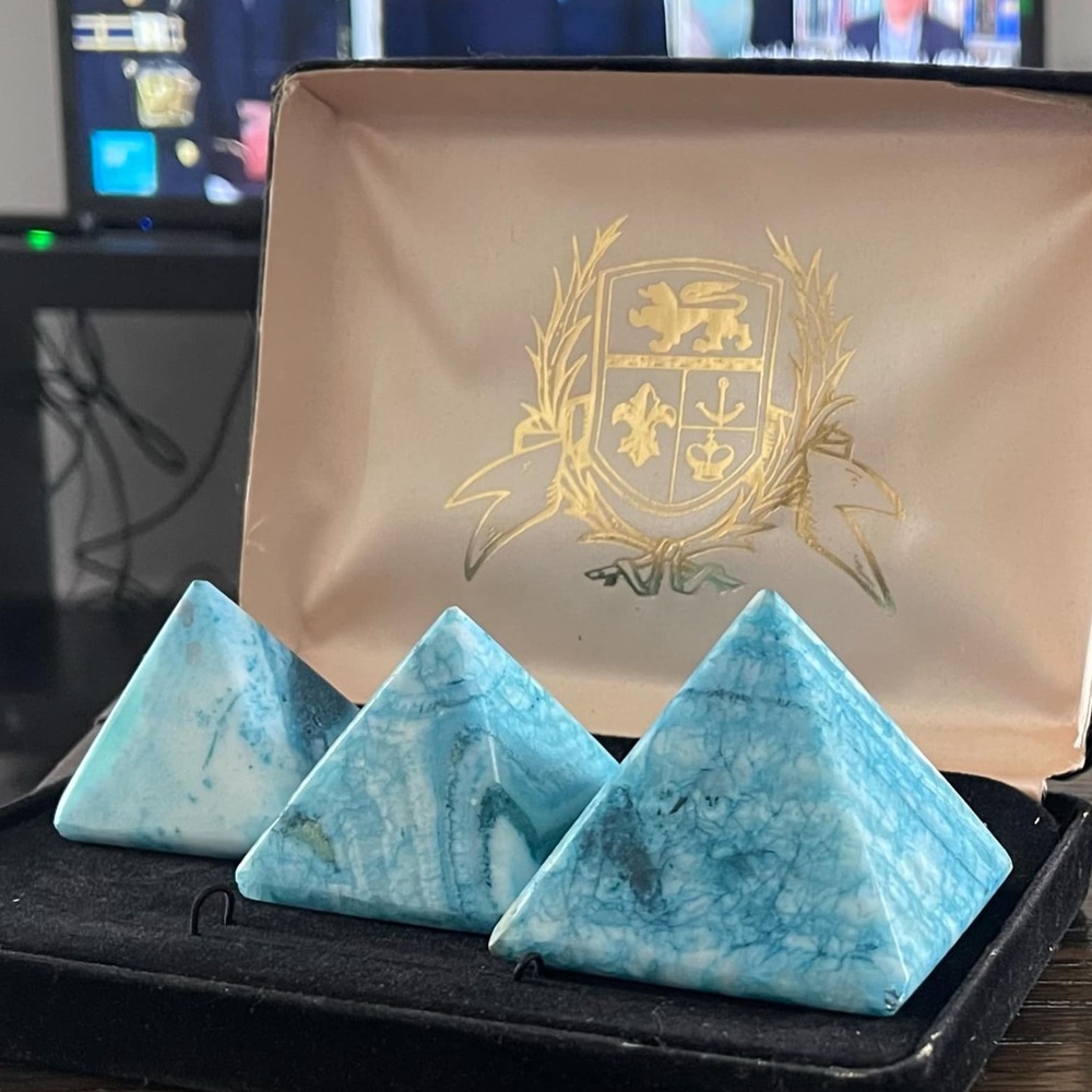 Turquoise pure Egyptian stone powder